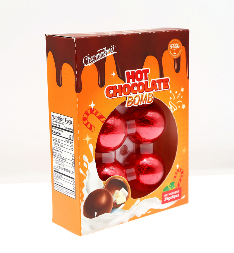 hot chocolate bombs Chocolate Box packaging