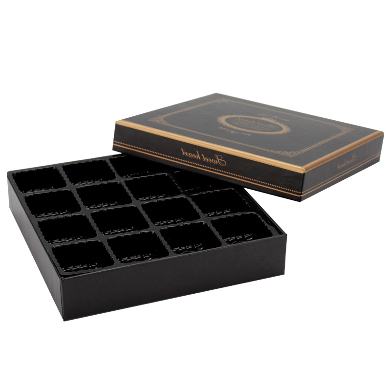 Cheap Custom Eco-friendly Lid and Base 16PC Chocolate Boxes
