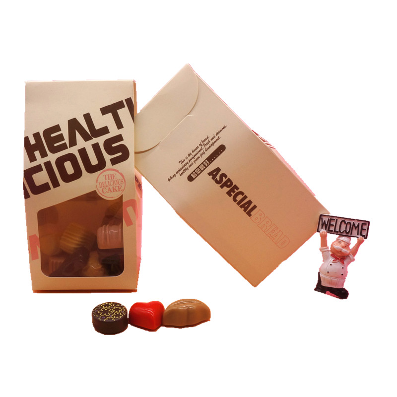 Recyclable Kraft Chocolate Display Packaging Candy Paper Bag
