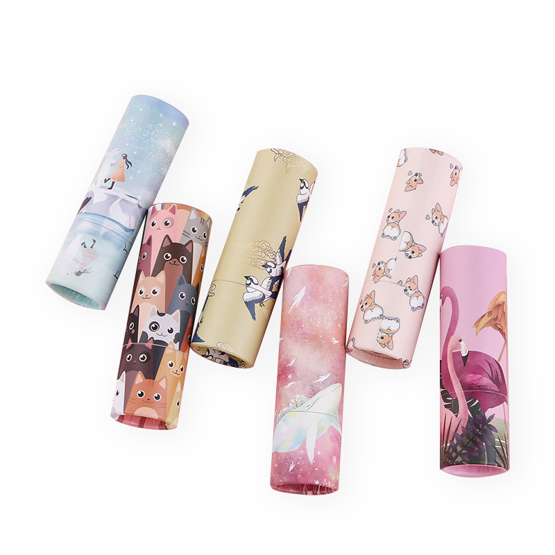 Graphic Printing Cute And Interesting Stock Empty Lipstick Paper Tube Wholesa