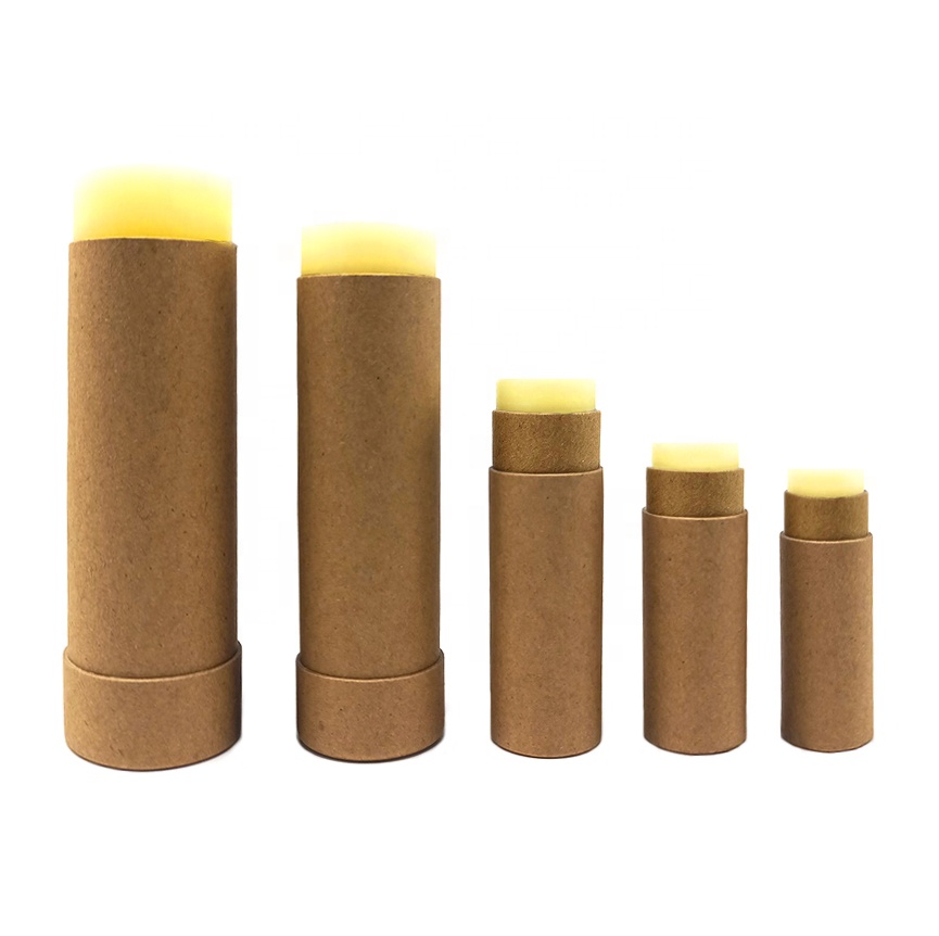 Push Up Natural Deodorant Containers Kraft Tube Packaging