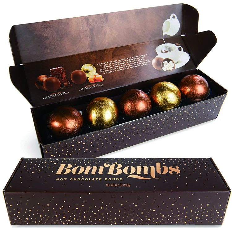 Customization 5Pc Hot Cocoa Chocolate Bombs Packaging Box