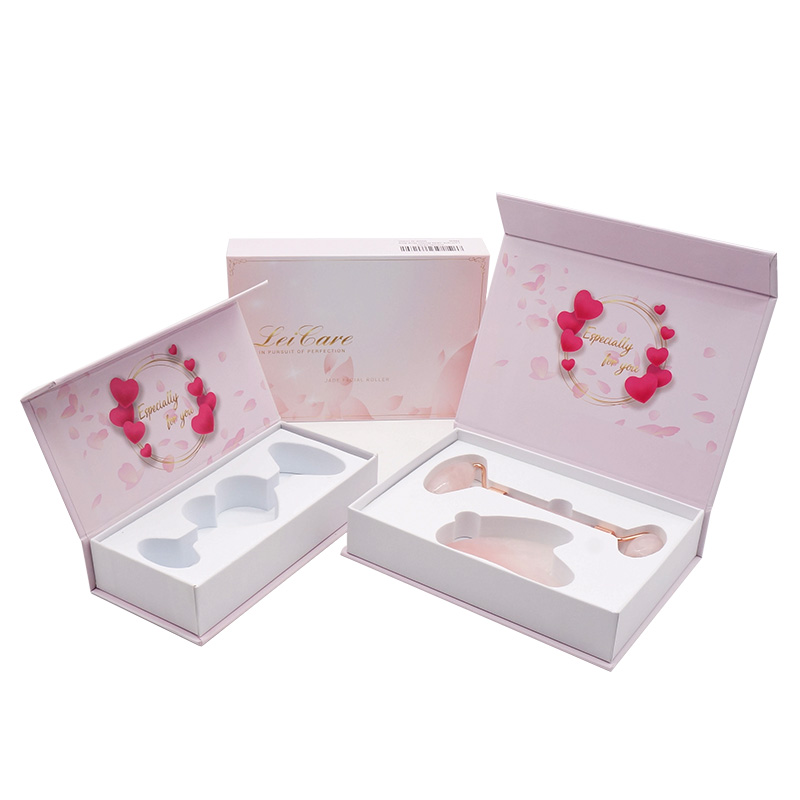 Premium Jade Roller and GuaSha Set Paper gift box