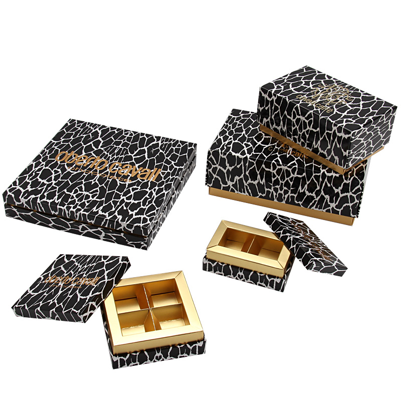 Fashion Leopard Luxury 2/4/6/8/12/25PC Gold Gift Chocolate