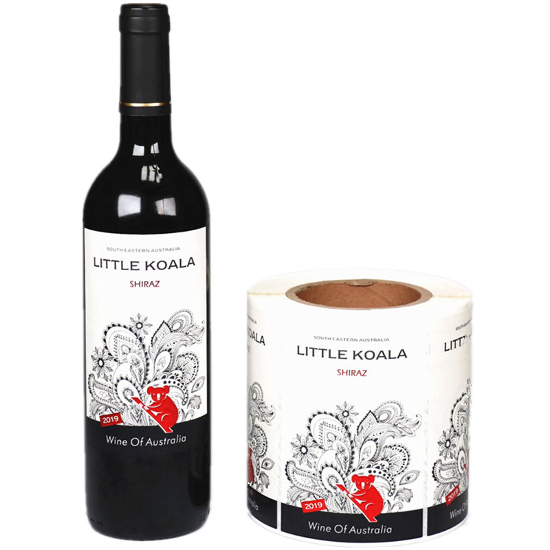 Embossed Design Wine Label For Wine Bottle
