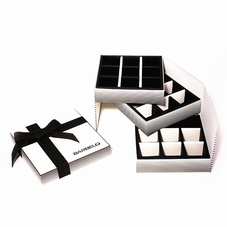 Multilayer White Christmas/ New Year Chocolate Gift Boxes