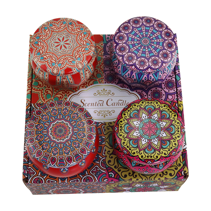  round candle boxes	 